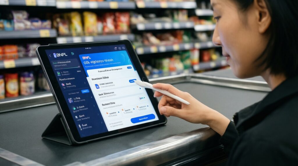 Ритейл и финтех: рассрочки, BNPL и банковские сервисы внутри торговых сетей - иллюстрация